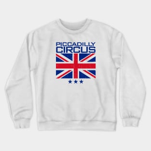 PICCADILLY CIRCUS UNION JACK Crewneck Sweatshirt